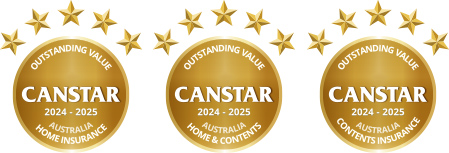 Canstar Outstanding Value Home, Home & Contents and Contents Insurance awards