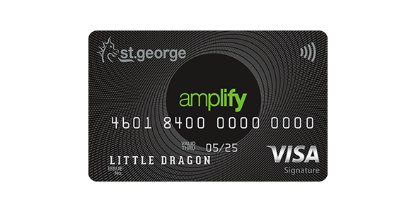 St.George Amplify Rewards Signature credit card